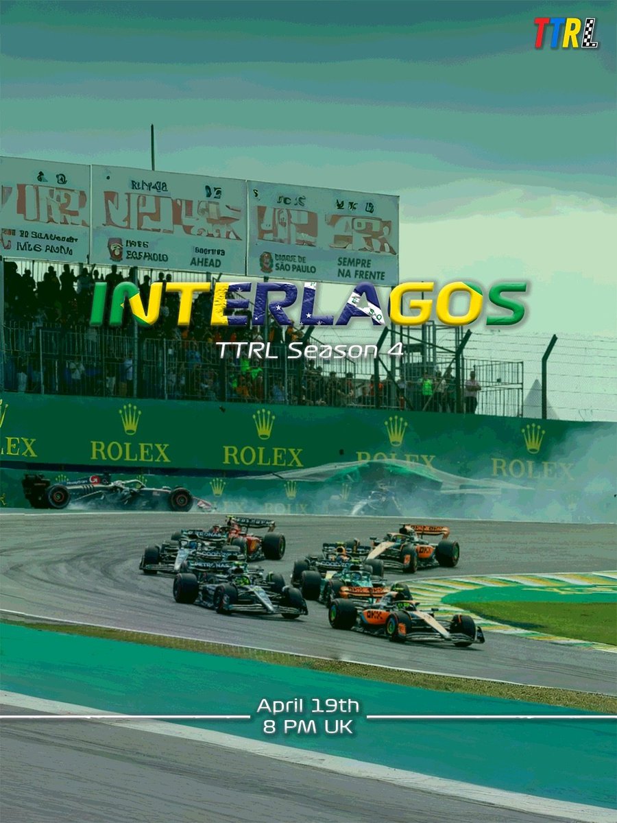 TTRLF1Racing's tweet photo. 🏁RACE DAY. 🏁

Tonight, our equal tiers take on Brazil at 8pm UK.  🇧🇷

One of the shortest laps on the calendar. No time to breathe. No time to switch off. 🔥

 #TTRL #Brazil #RaceDay #F125 #LeagueRacing #SimRacing https://t.co/fpnUaK2hBg
