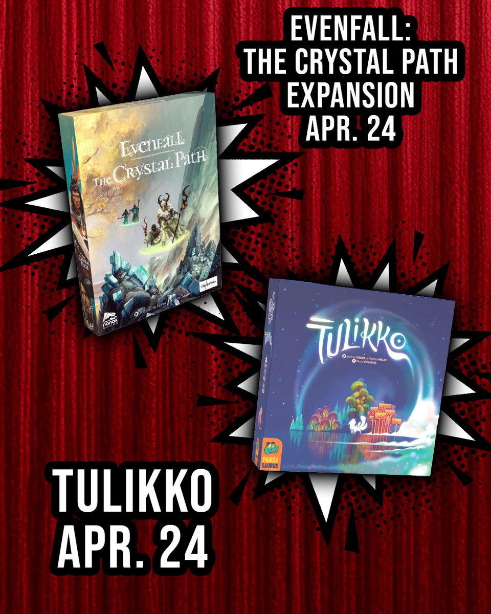 MiniMartTalk's tweet image. We have some big releases this week! Here is a sneak peek!
Keep up to date with our releases: miniaturemarket.com/dailynews
#NewArrival #BoardGame #Miniature #RPG #TCG