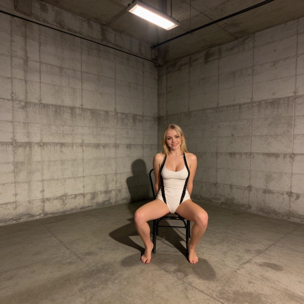 meokiw's tweet photo. 🔗 You've captured a dangerous spy. She's in chains, but her smirk says she's not afraid. 'Am I in trouble?' she asks innocently. The interrogation is about to get interesting... https://t.co/PWPMFQU6vO