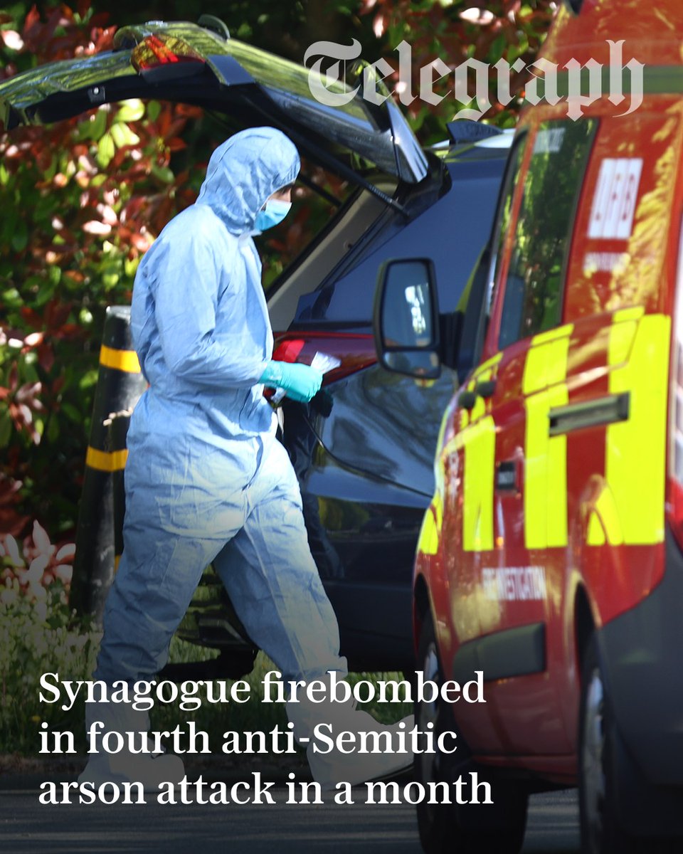 Kenton United Synagogue in Harrow was attacked overnight, becoming the fourth Jewish site to be targeted in a firebombing in London in the last month.

At which point will the British leaders and authorities start to take this seriously?