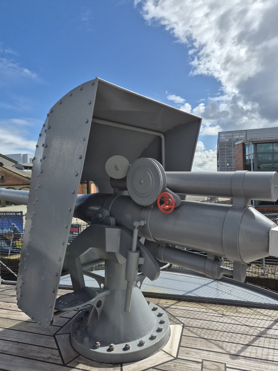 East_Approaches's tweet photo. A fantastic visit to see the last witness to the Battle of Jutland - HMS Caroline. 

Moored in Belfast, she's a c-class light cruiser built in Birkenhead in 1914.

Brilliant tour and a must see for those interested in the Great War. https://t.co/kzsVrh1Es8