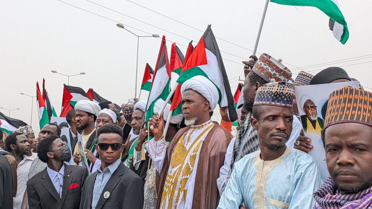 AlkazeemY's tweet image. From Palestine to Yemen and Iran, voices in Bauchi rise for the oppressed.

Followers of Sheikh Ibraheem Zakzaky demand justice and accountability.
#StandForJustice #FreePalestine