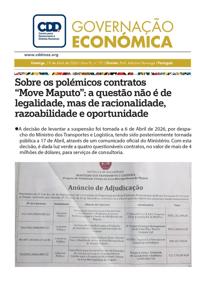 CDD - Centro para Democracia e Direitos Humanos tweet media