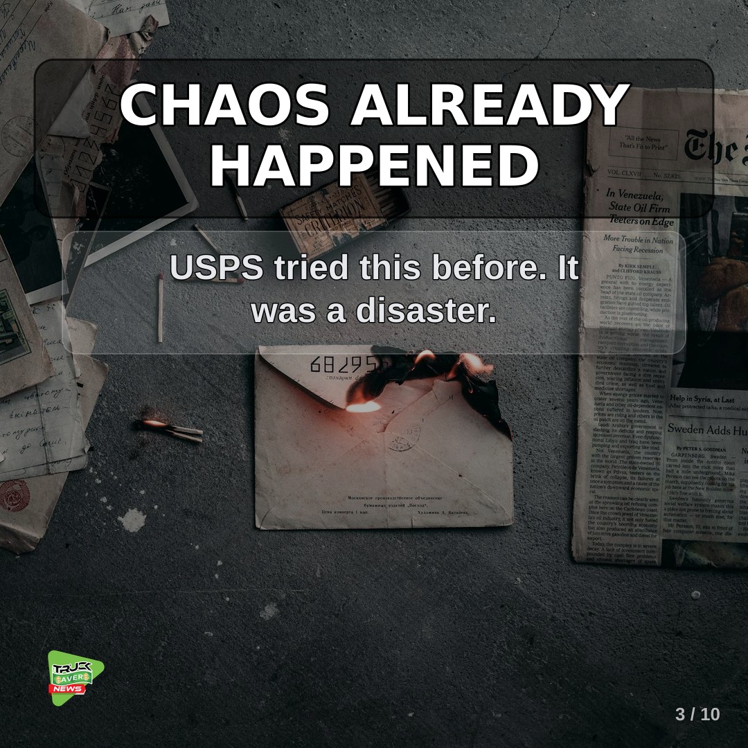 trucksaversnews's tweet image. USPS Kicks Out Non-Domiciled CDL Drivers: May 1 Deadline Looms for Mail Haulers

#USPS #CDL #regulations
