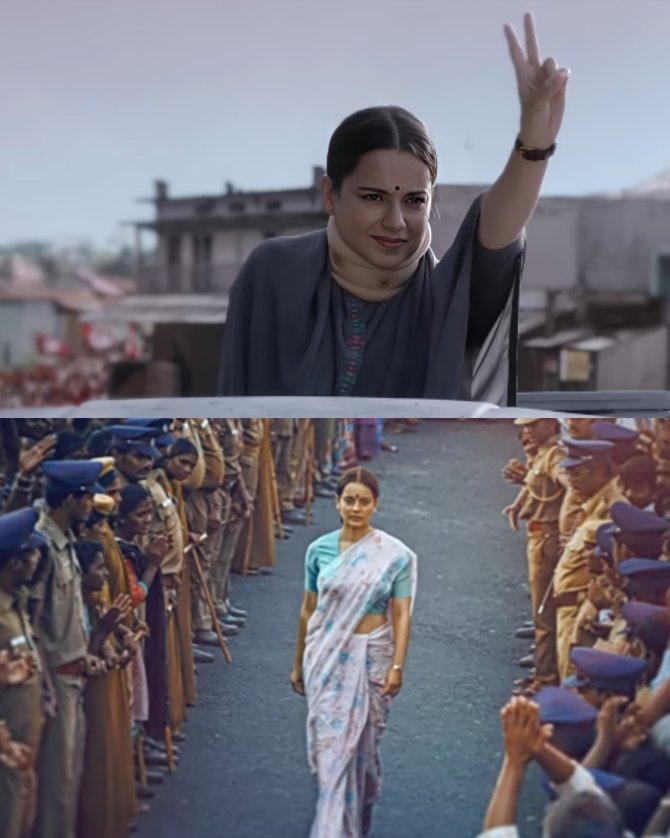 reel and real life thalaivii ✌🏻 

#kanganaranaut 
#bengal