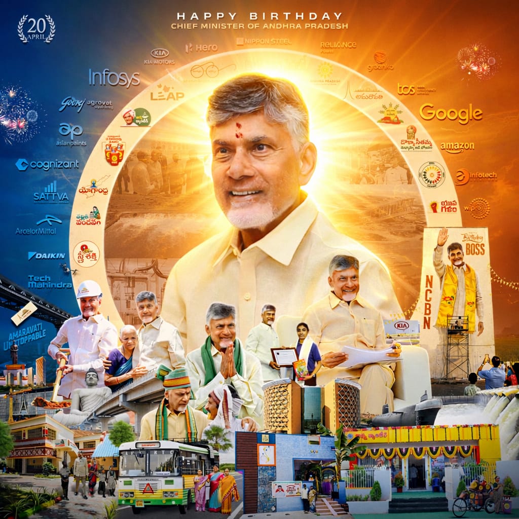think_andhra's tweet photo. Wishing Chandrababu Naidu a Very Happy Birthday!  

#cbn #HappyBirthdayCBN #HBDBabu #HBDCM https://t.co/xxm1fX8lz7