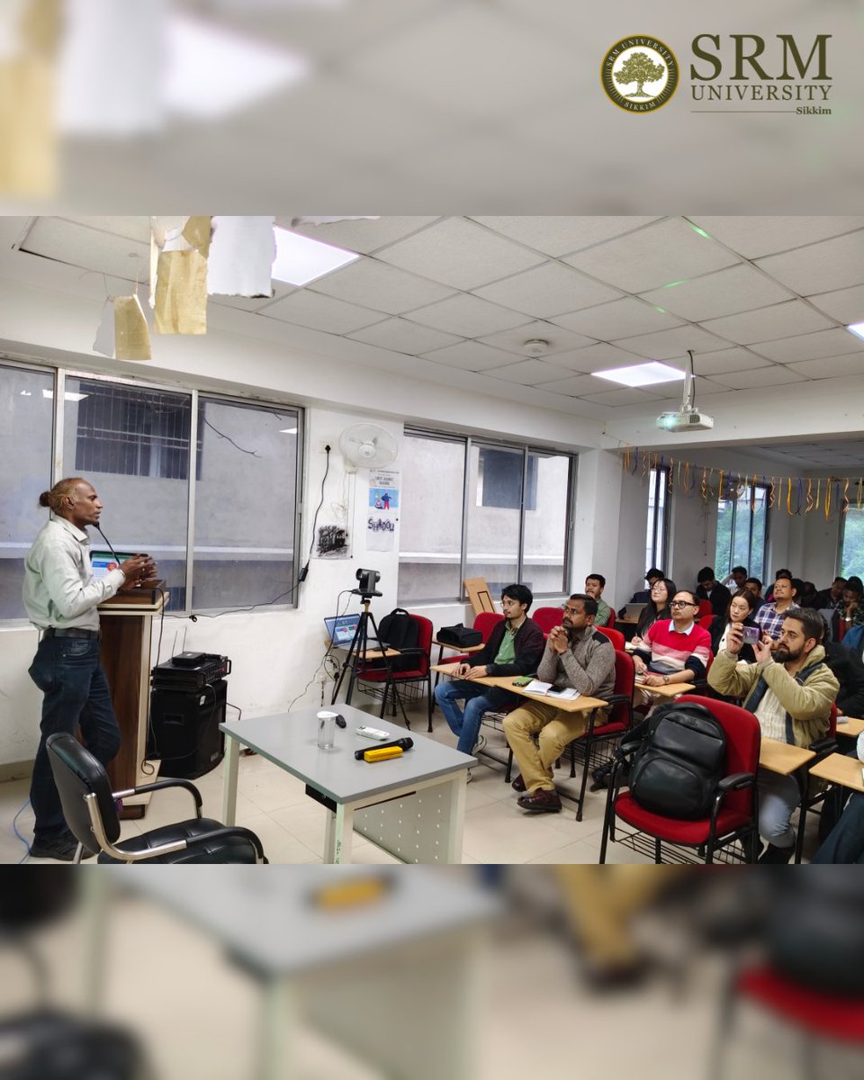 SrmSikkim's tweet image. The FDP on Reforming Examination, Evaluation &amp;amp; Internal Assessment System in Higher Education was successfully conducted 🎓

Insightful session by Prof. Suresh N. on evolving assessment practices and academic integrity.

#srmus #FDP #HigherEducation #AcademicReforms