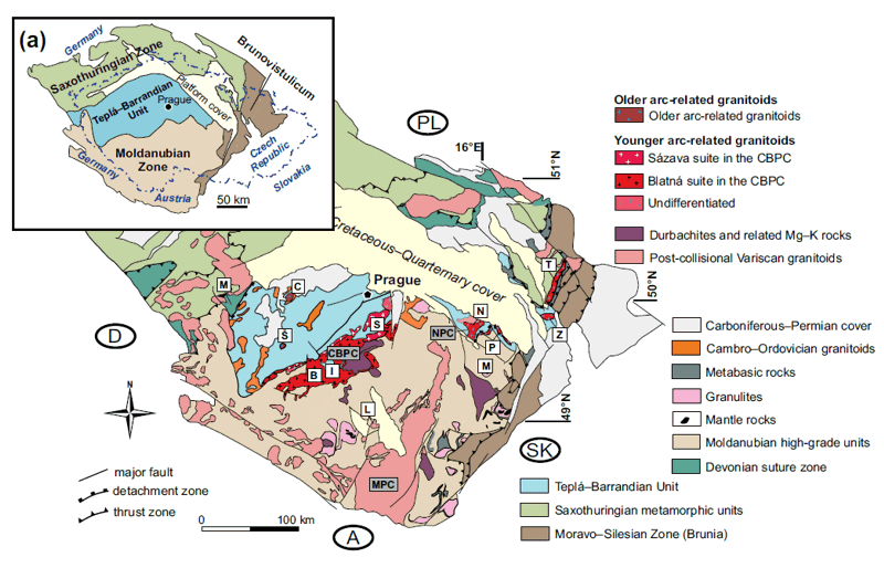 vjanousek's tweet photo. Interested in correlation of plutonic activity within the European #Variscan Belt? Our comparison between Bohemian Massif and Western Carpathians has just appeared online in Geologica Carpathica: https://t.co/nZtqWLBYub #granite #BohemianMassif https://t.co/tAEfTJ1gaX