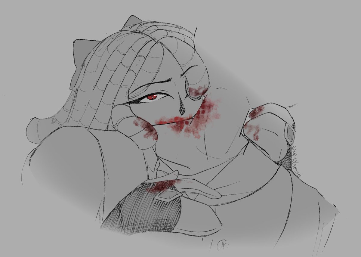 nekolapiss's tweet image. Addicted to his blood 
#bunnydoll #tadc