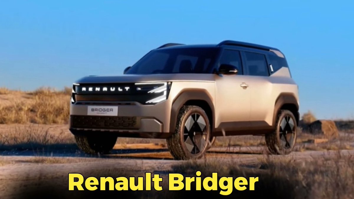 Yantrdrive's tweet image. Renault Bridger 7-Seater: हाइब्रिड इंजन और शानदार फीचर्स के साथ आ रही है रेनो की नई SUV, जानें पूरी जानकारी।

More Details-yantrdrive.com/renault-bridge…
#renaultbridger #renault
@RenaultIndia @renaultgroup