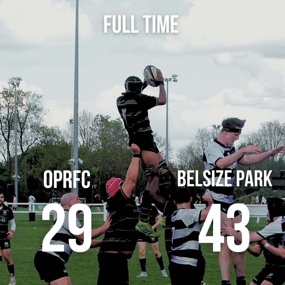 OPRFC's tweet photo. 𝐅𝐮𝐥𝐥 𝐓𝐢𝐦𝐞

𝐎𝐏𝐑𝐅𝐂 𝟐𝟗-𝟒𝟑 𝐁𝐞𝐥𝐬𝐢𝐳𝐞 𝐏𝐚𝐫𝐤

The Twisters are defeated in the promotion playoffs by a clinical Belsize Park to bring the season to an end.

Another season in Regional 2 Thames awaits in 2026/27.

Match report and more to come! https://t.co/MMNe14olQE