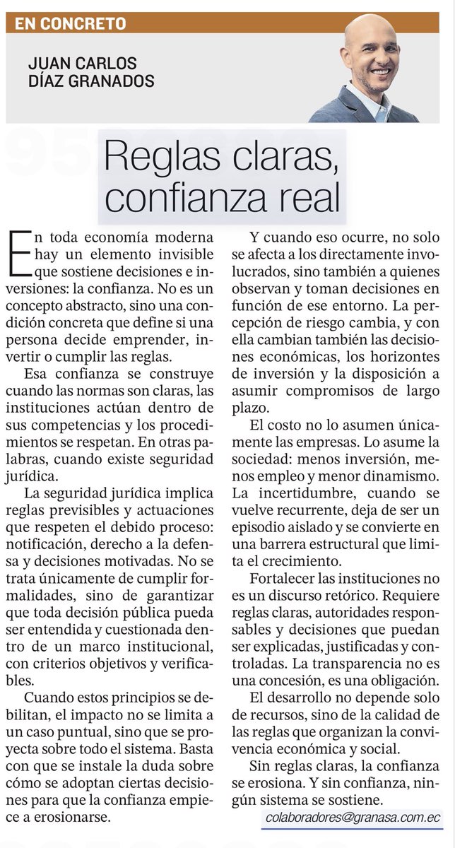 Juan Carlos Díaz Granados tweet media