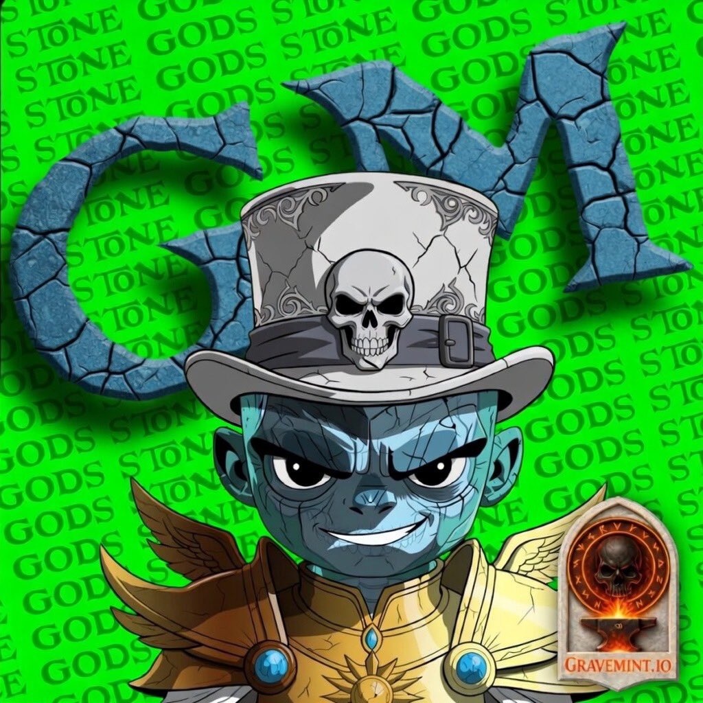 0xJDCrypto's tweet image. GM if you GM ☕️ 
Have a Spectacular Sunday
2026 is our year!
#GM #StoneGods #NFT #NFA