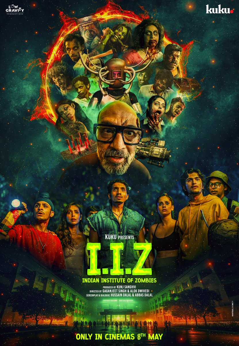 jesse_lever's tweet photo. Sab aa gaye🔥

Ab dekhte hain kaun bachta hain😱

IIZ: Indian Institute of Zombies
Only in theatres | 8th May🍿

#indianinstituteofzombies #kukuonthebigscreen #zombiecomedy #posterart https://t.co/mfoxbMQVJ5