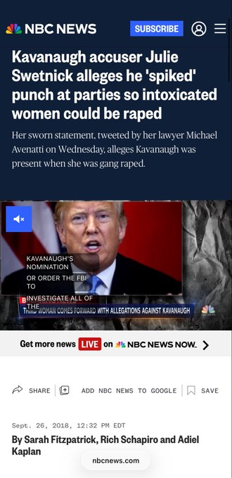 MsRobotoFL's tweet photo. You are a liar, and a fraud who makes up stories without any verifiable evidence to back up your stories. 

For those who didn't already know, Fitzpartick is also the reporter who wrote the thoroughly debunked hit piece that claimed Supreme Court justice Brett Kavanaugh drugged women so they could be sexually abused.  She has a history of writing hit pieces with either no sources on the record or completely discredited sources.