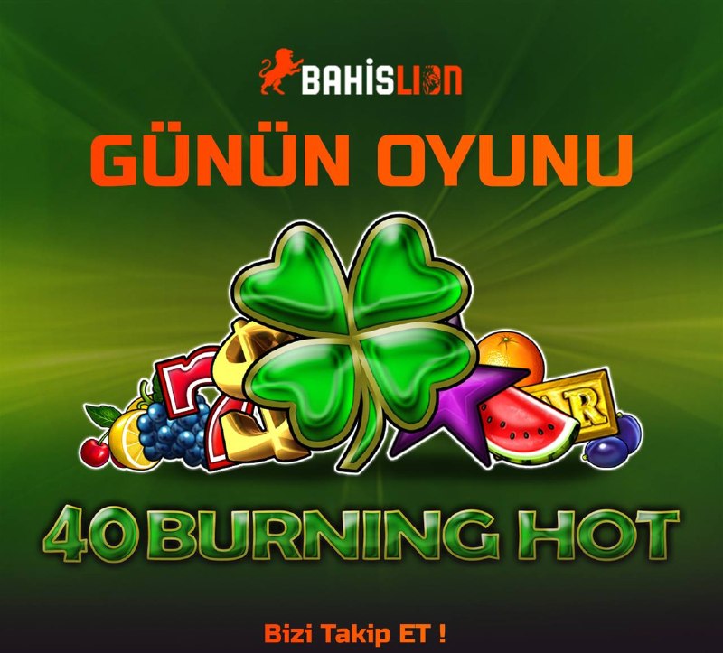 Bahislion_giris's tweet photo. 💵 Günün En Çok Kazandıran Oyunu BAHİSLİON’DA !

🎉 Günün Limitsiz Eğlencesi 40 BURNING HOT !

🎰 Bol Şans Ve Keyifli Oyunlar Dileriz...

Giriş: https://t.co/7kFHHmVX6A https://t.co/q5Ksxv6TBC