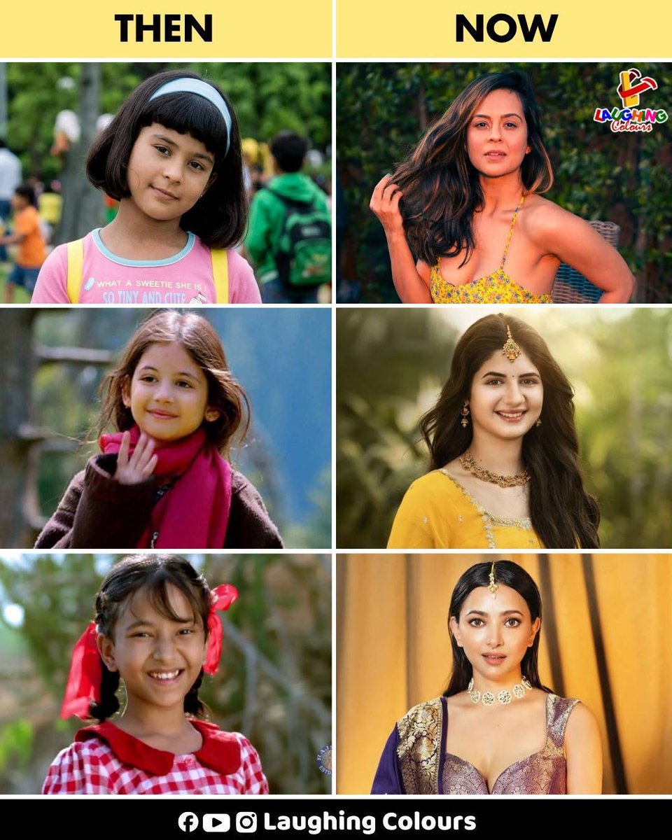 LaughingColours's tweet image. Child stars glow up ✨

#ChildActors #GlowUp #ThenAndNow #Entertainment