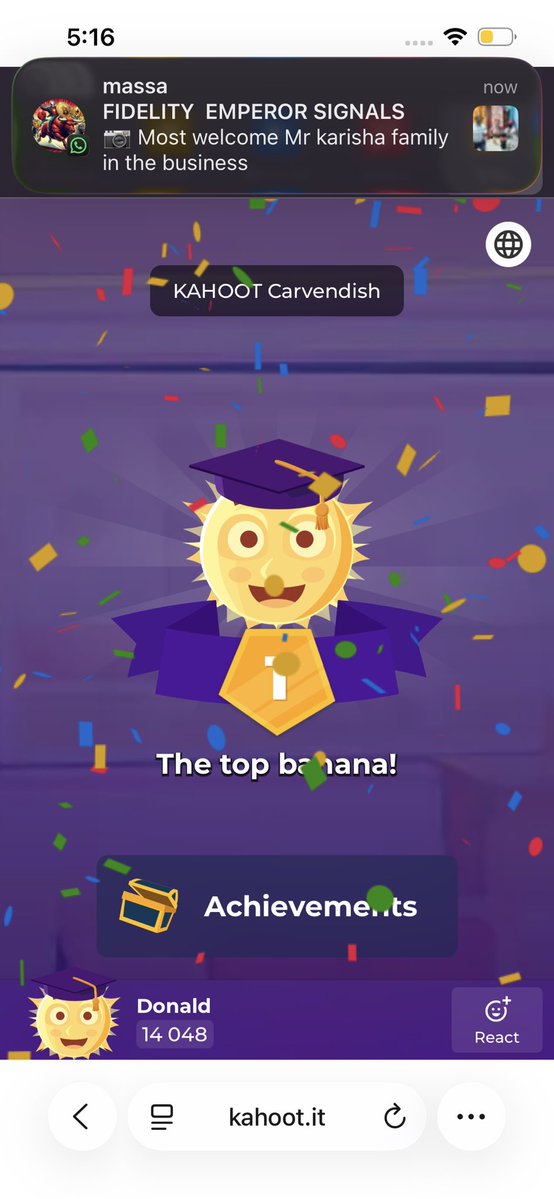 donaldmandima's tweet image. “Learn and always rise above challenges”🐐
After an incredible @Chainlink session on #Web3 &amp;amp; oracle… we ran a Kahoot and guess who took the TOP spot? 🥇
Leaders don’t just carry the title they PROVE it every single time!💪

#Chainlink 
#AlwaysAboveChallenges 💙🇺🇬