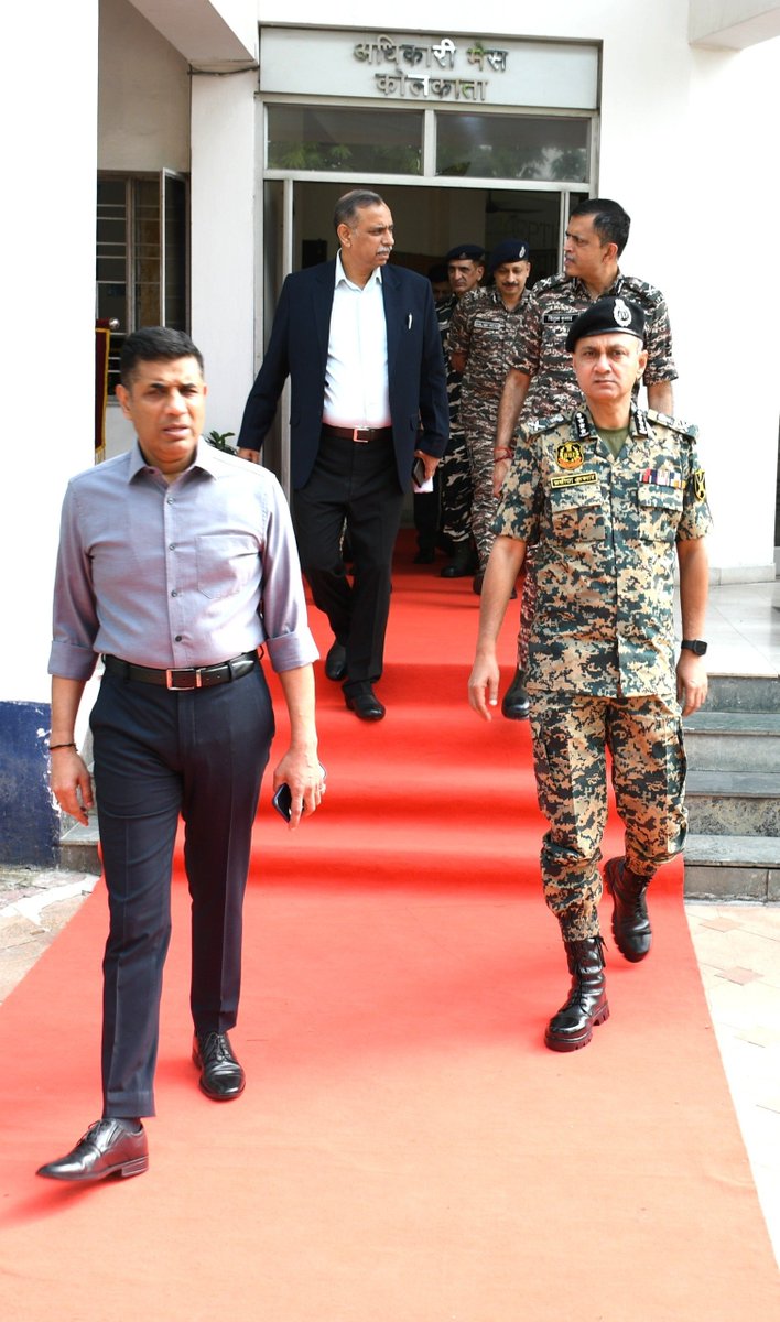 airnewsalerts's tweet photo. #WestBengalElections ||

Central Armed Police Forces (#CAPF) leadership came together in Kolkata ahead of the West Bengal Assembly Elections 2026 to review security preparedness. 

DGs of CRPF, BSF, CISF, SSB, and ITBP emphasised a coordinated, technology-driven approach for free and fair polling.   

With Phase-I voting on April 23, forces are focusing on sensitive areas, QRT deployment, and strict adherence to ECI guidelines. 

#Election2026 #AssemblyElections