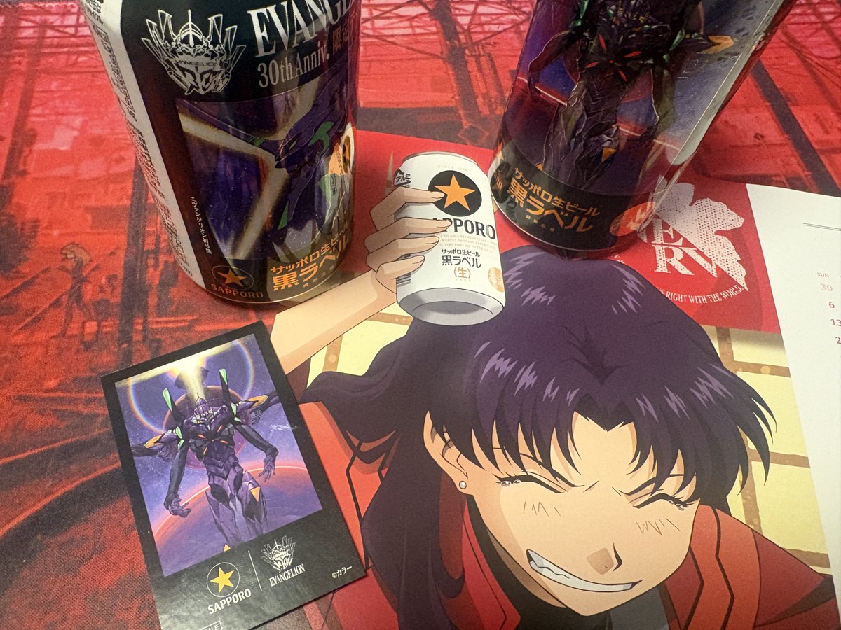 IBI_DesignWork's tweet image. BACK TO NEONGENESIS後夜祭を始めます。お供はサッポロ黒ラベル🍺

#エヴァ
#エヴァンゲリオン
#BACKTONEONGENESIS