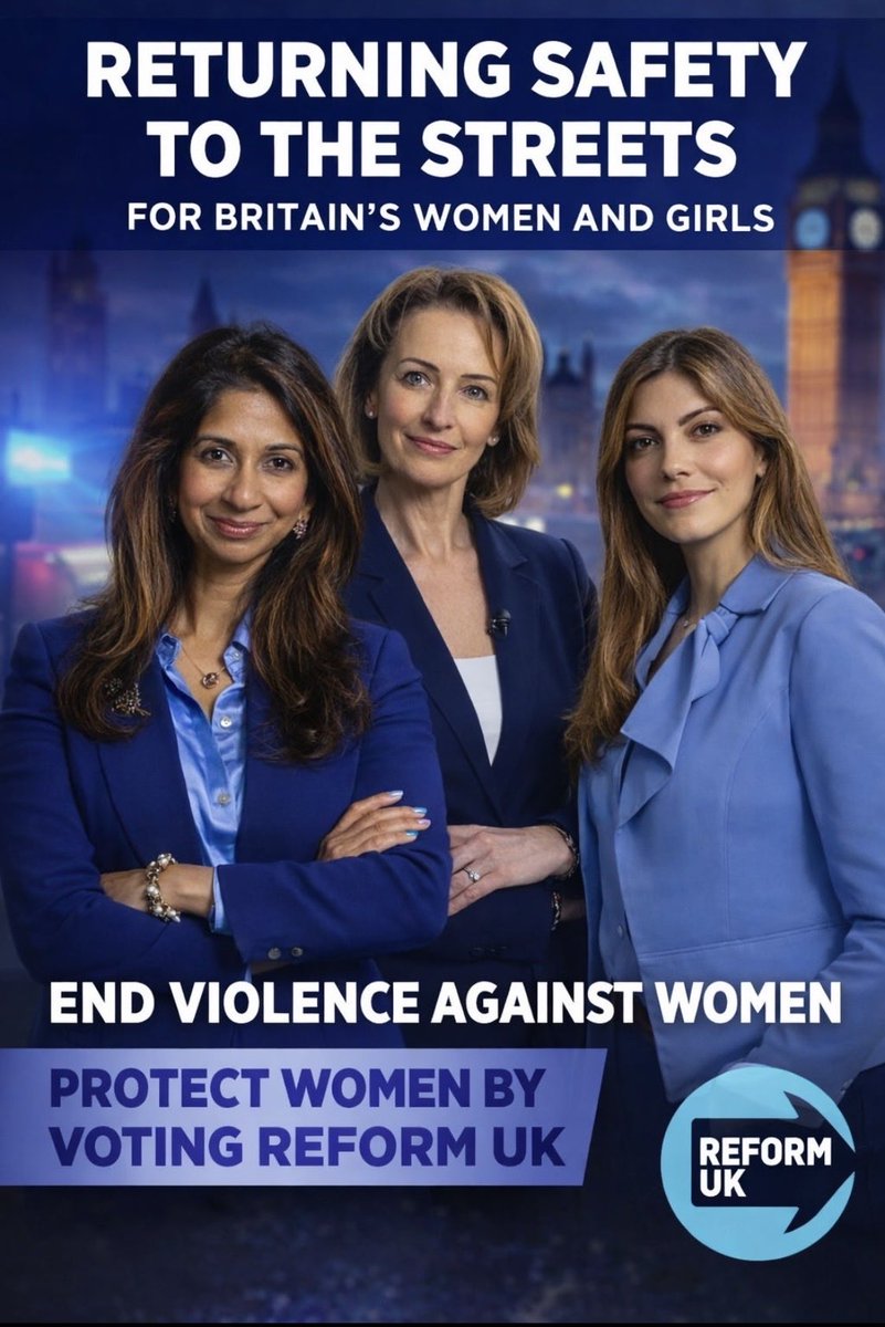 Lola voting Reform 🩵 tweet media