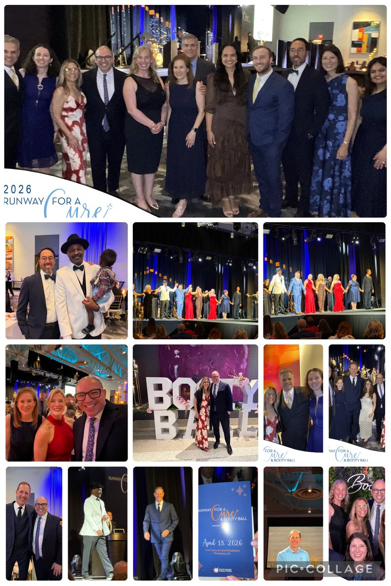JeffreyFarma's tweet image. Another amazing night to #educate #advocate #support #coloncancer with our wonderful @FoxChaseCancer GI Team 2026 Runway for a #Cure #2026bootyball @GYRIGPhilly @ColonCancerCoal @TempleHealthMed @SocSurgOnc @ASCO @NCCN @AmCollSurgeons #ColorectalCancerAwarenessMonth