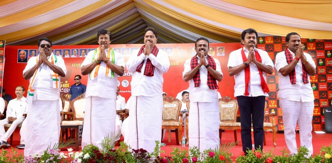 Hosur stands united.
<a href="/kharge/">Mallikarjun Kharge</a> ji + <a href="/mkstalin/">M.K.Stalin - தமிழ்நாட்டை தலைகுனிய விடமாட்டேன்</a> = Strong alliance, stronger future.
Support our candidates.
#HosurRally #VoteAlliance
<a href="/INCIndia/">Congress</a>