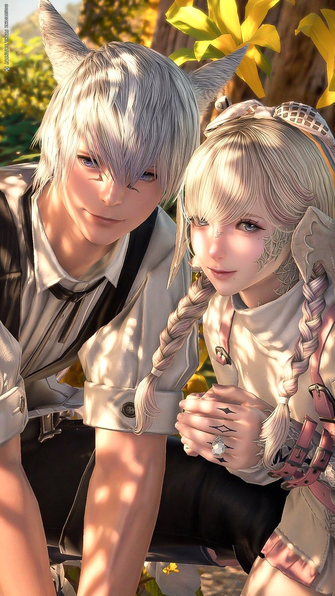 おはようございます𓈒𓏸︎︎︎︎

木漏れ日𓂃🌿⋆*
 #FF14  #FF14ss  #アウラ ＃おはウラ #Studio_Kai <a href="/AshuFFXIV/">アシュ～Ashu～</a>