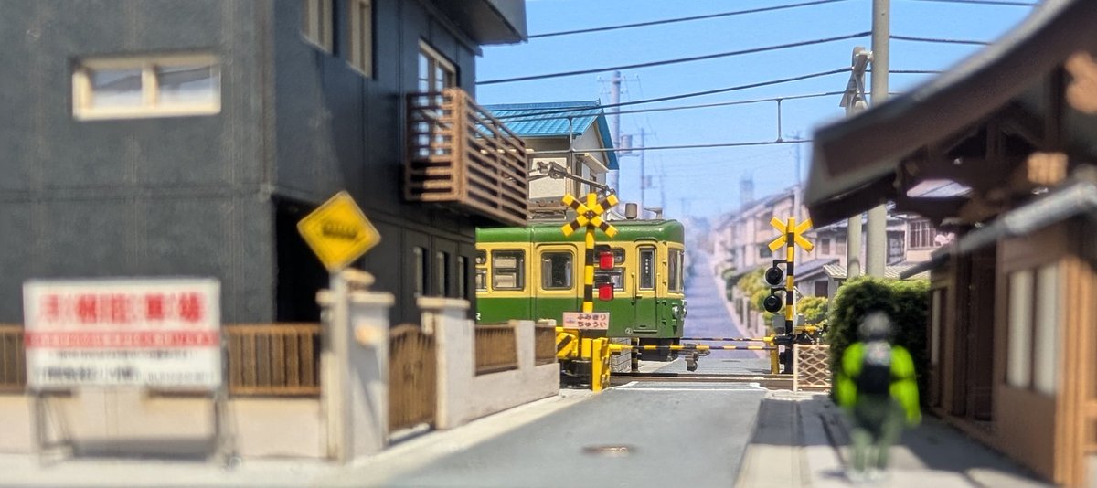 2021Mbf83102's tweet photo. 追加写真です
＃江ノ電
＃江の島
＃鎌倉
＃ジオラマ
＃Nゲージ
＃鉄道模型 https://t.co/zMWx30iHu8