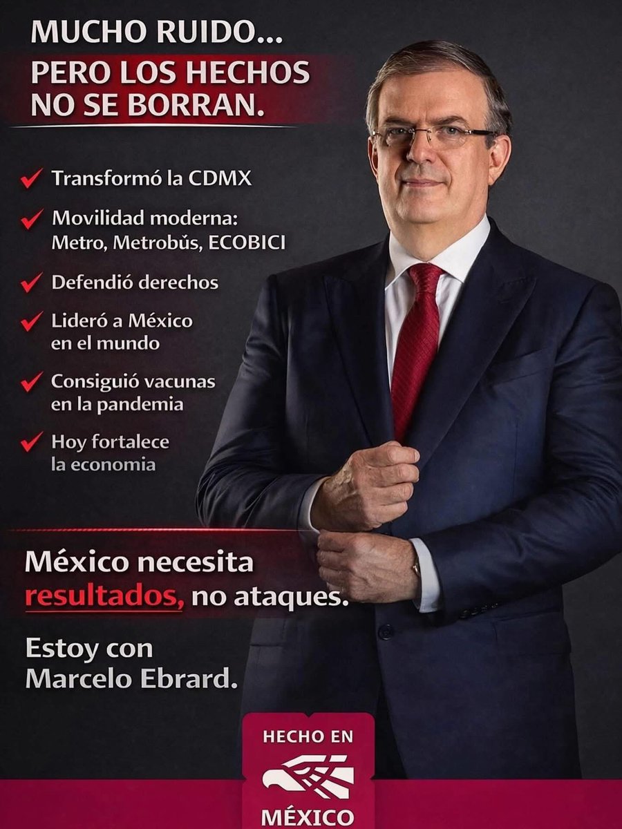 RafaSalas's tweet photo. Con #MarceloEbrard pesan mucho más los resultados positivos que da a México que cualquier cuestionamiento. No vamos a permitir que empañen su imagen con el uso mezquino de los datos.
#ConMarceloHastaDondeTope #EsUnHonorEstarConCasaubon 🫡 https://t.co/G4QfmRy4b8