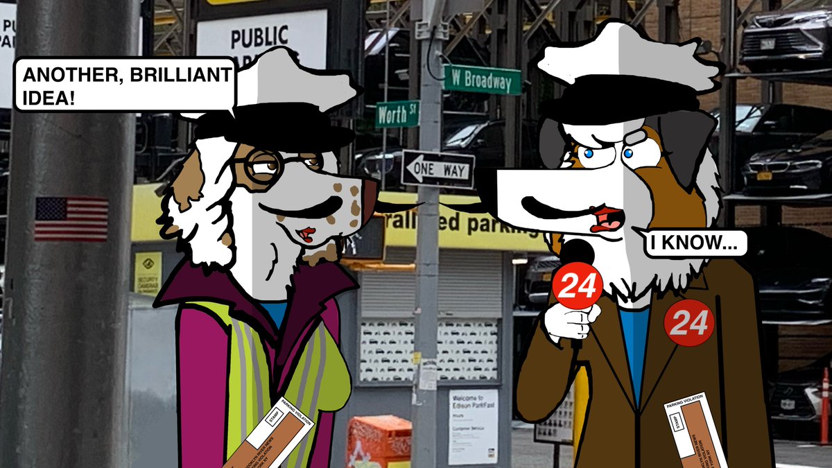 puffin_film's tweet photo. #brooklynrivernews #brooklyn #river #news #brooklyn_river_news #reporters #report #becky #carol #wander #female #dogs #new #york #yorker #newyorker #newyork #city #new_york_city #parking #nyc #aniamtion #animated #series #cartoon #show #art #characters #attendent #plan https://t.co/YZ9GPreZpv