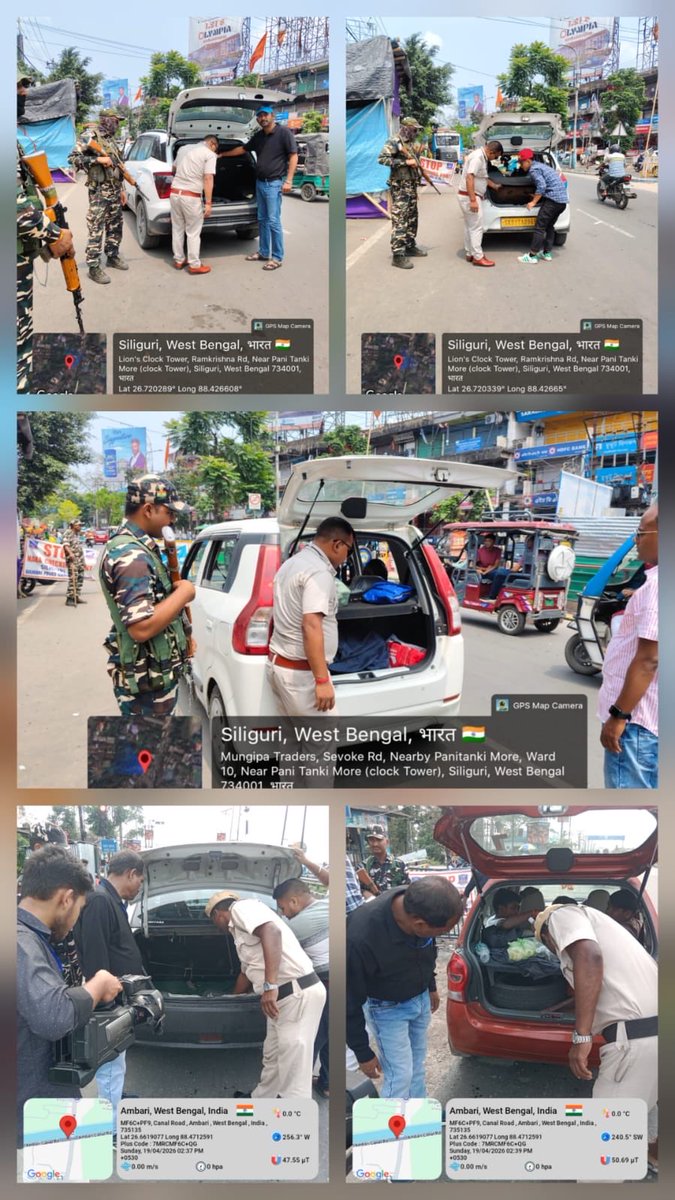 SiliguriPolice's tweet photo. #SafeElection
#assembly_election_2026
#Siliguripolicecommissionerate
#Siligurimetropolitanpolice
#westbengalpolice
#wbp https://t.co/40Kbn9IOa3