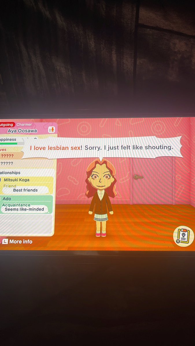 AYA YOU CAN’T JUST RANDOMLY SHOUT THAT