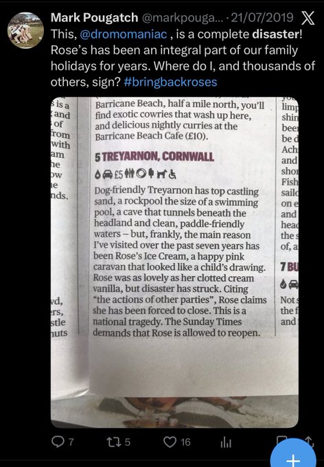 There's always the tweet...