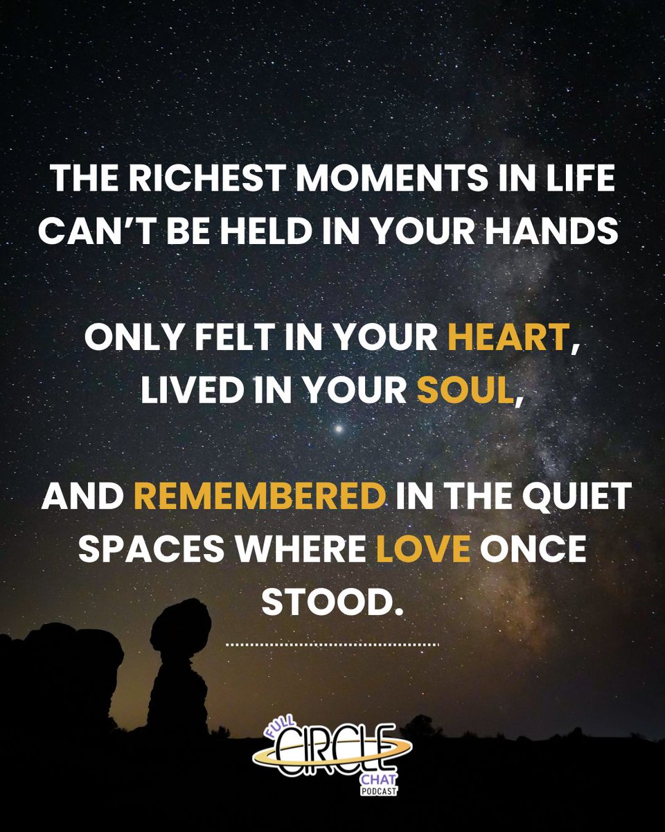 We chase things, titles, money, possessions,
only to realize what shaped us were never things at all.
Just moments, people, and presence.

#FCC