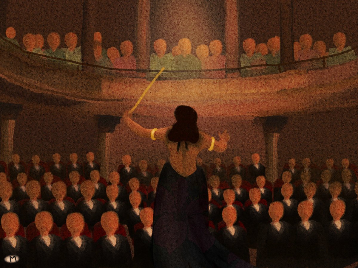 My newest painting, The Orchestration