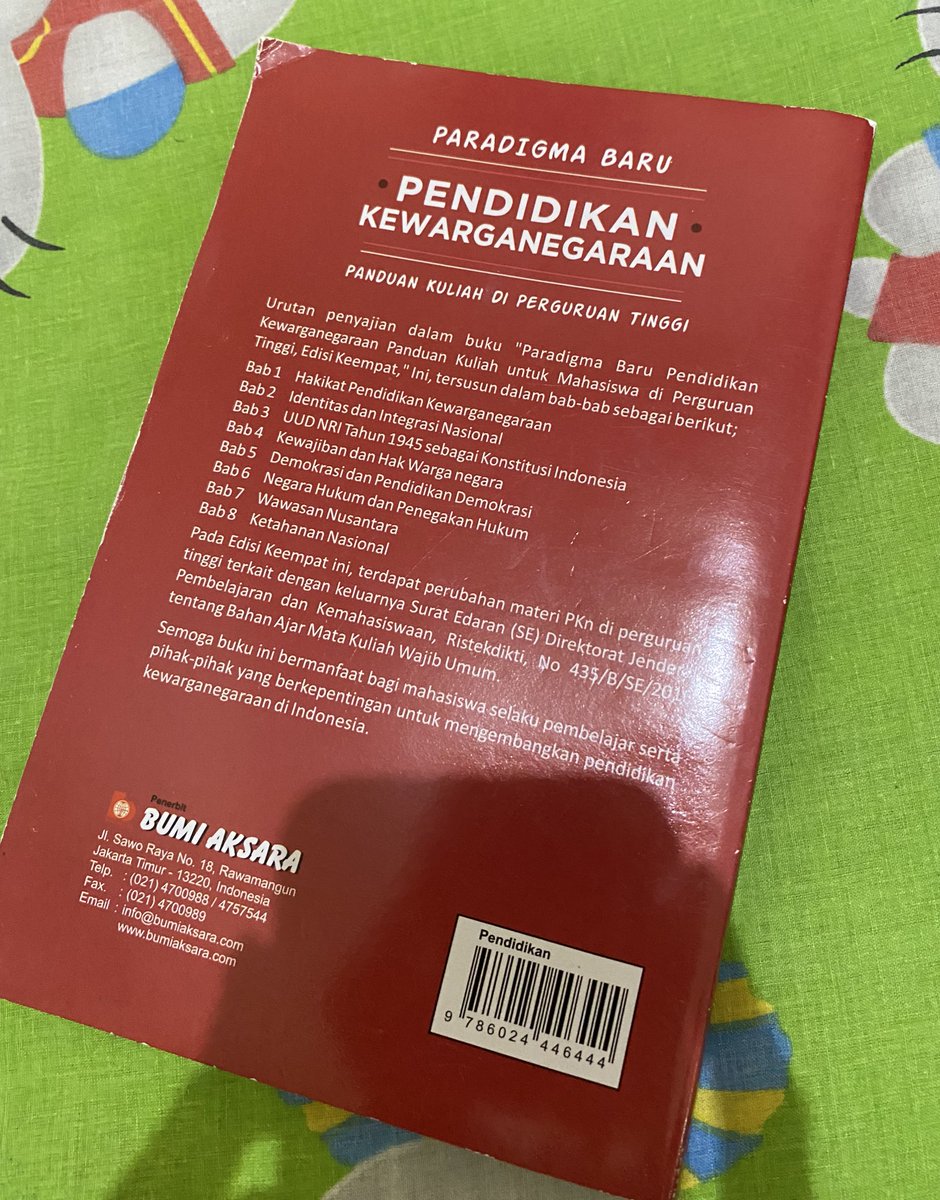moonlight_ys's tweet photo. wts book paradigma baru Pendidikan Kewarganegaraan, Dr. Winarno, S.Pd., https://t.co/IW0iLTj0ae  15K
#zonauangᅠ  #wts https://t.co/kTYt9LvO5q