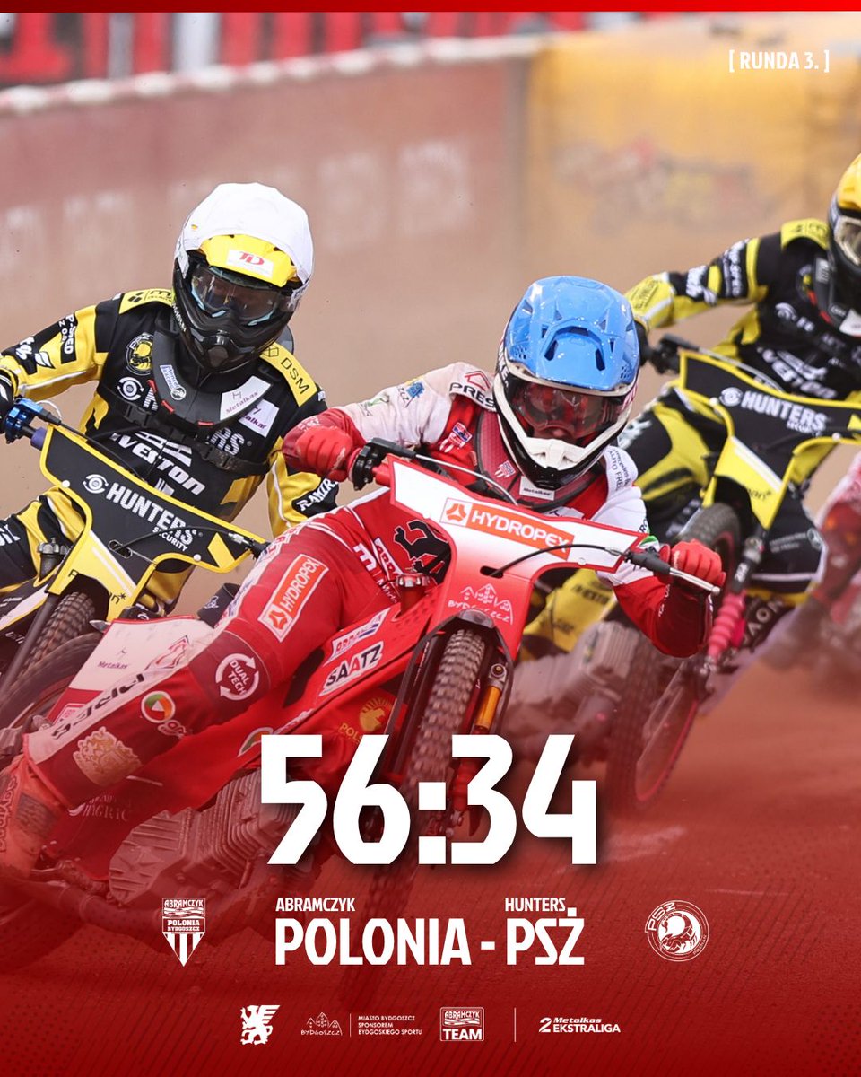 PoloniaBDG's tweet image. 3/3 💪 

Trzecie zwycięstwo w sezonie! Pozostajemy niepokonani i jesteśmy liderem #METALKAS2Ekstraliga!

Maks z kompletem! 👏

📸 Michał Szmyd

#Polonia #Bydgoszcz #AbramczykTeam #METALKAS2Ekstraliga