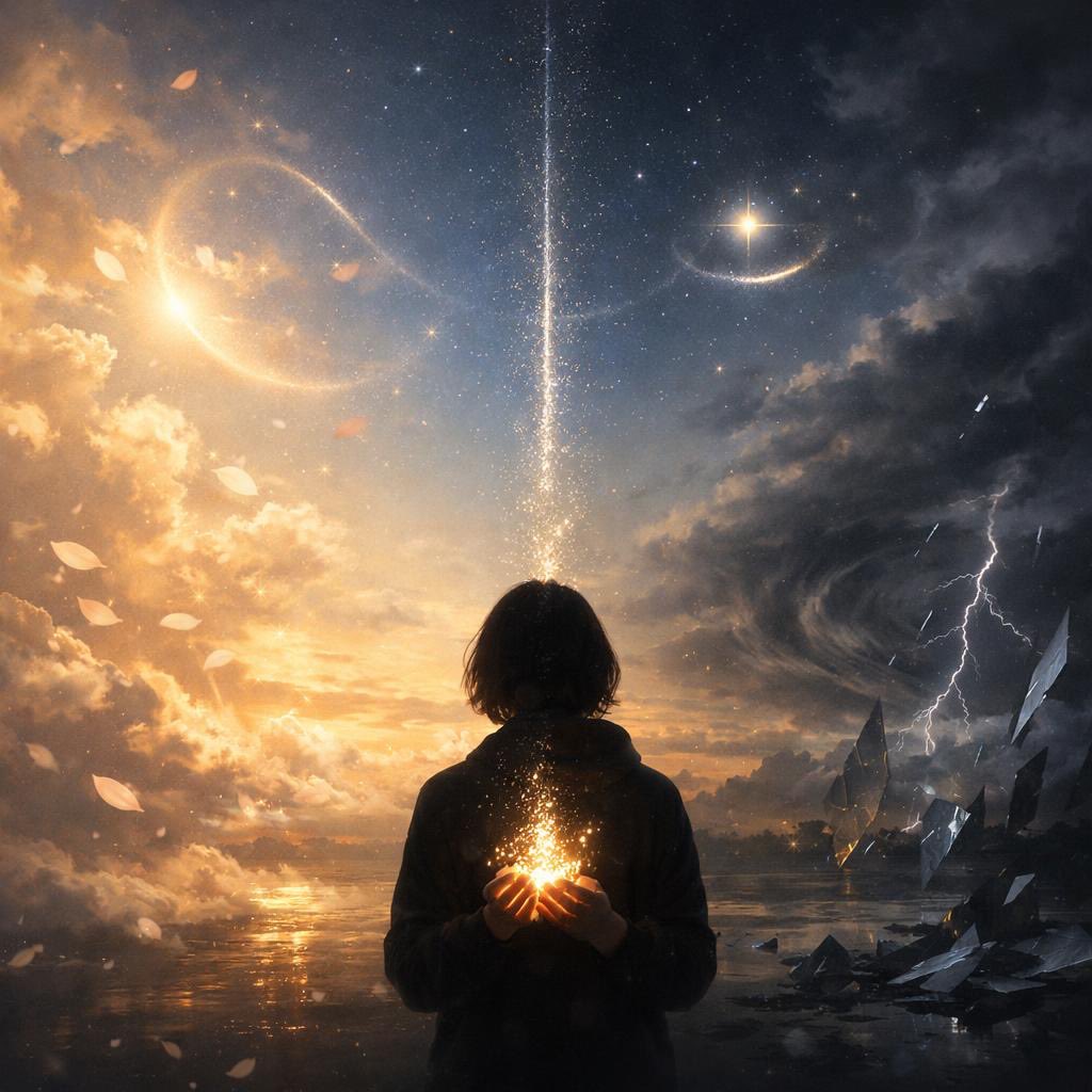 atmoguuu_'s tweet image. あの人のたった一言で
天国にも地獄にも感じる

それだけ大きな存在

大切な人
大切にしたい人

今日も笑っていられますように

#AI画像　#AIアート　#AIart