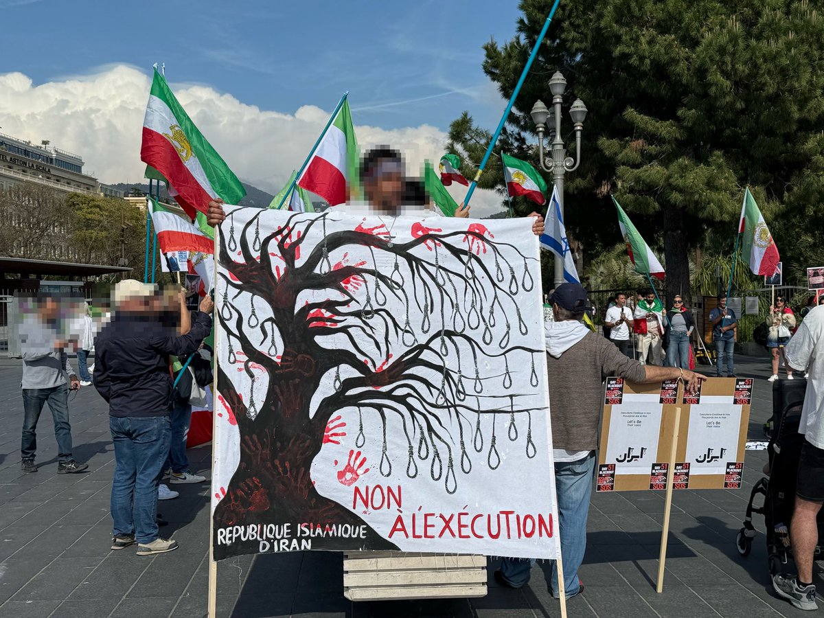 hervecael's tweet image. Nouveau rassemblement sur la Place Masséna à #Nice06 ce dimanche après-midi pour soutenir le peuple iranien qui aspire à la liberté.
Réaffirmons notre solidarité et notre engagement pour la dignité et les droits fondamentaux.
Restons mobilisés 🇮🇷