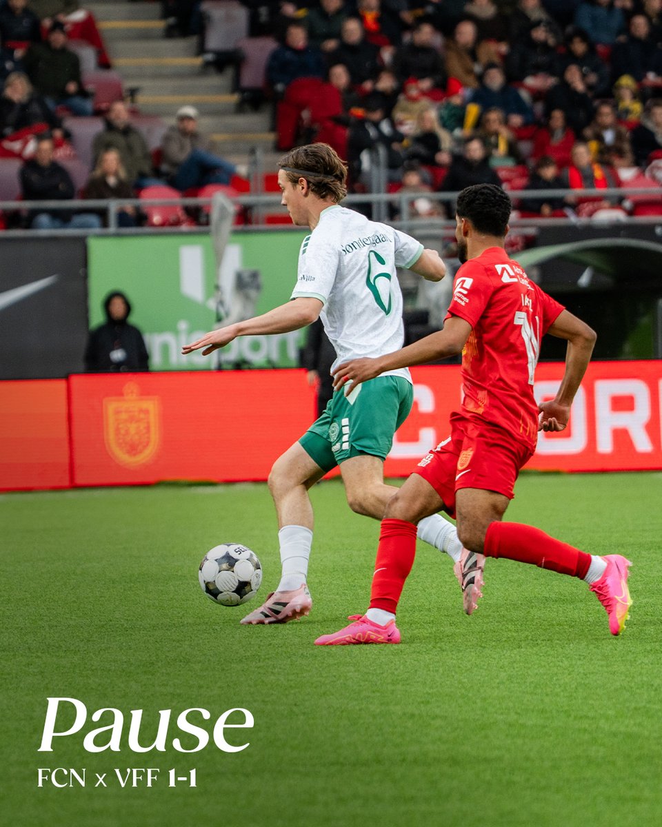 viborgff's tweet photo. ⏸️ 1-1 efter første halvleg i Farum.

#FCNVFF https://t.co/SPaJVfASRq