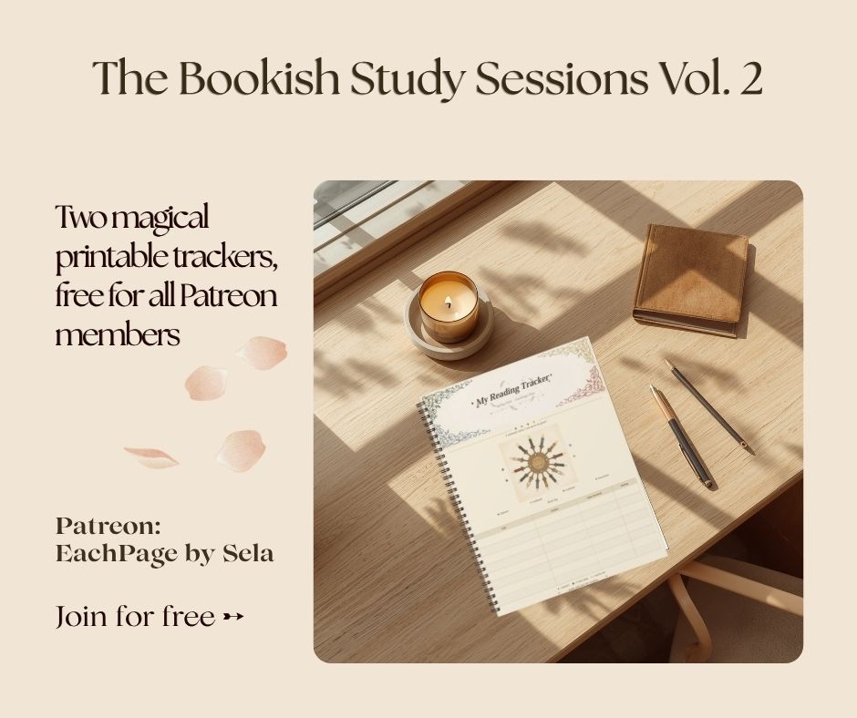 EachPage's tweet image. just dropped two free printable reading trackers on patreon 🌸🕯️

one sakura spring. one hogwarts dark academia. both actually pretty.

free for everyone (yes, free members too)

→ patreon.com/posts/15596341…

#readingtracker #darkacademia #bookish #freeprintable