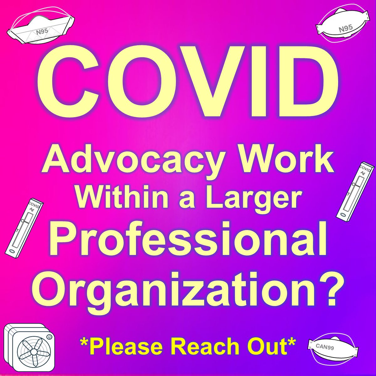michael_hoerger's tweet photo. Are you doing any COVlD advocacy work within a broader professional organization?

If so, please reach out. We're doing some organizing in this area. It would help to know any successes or pain points. Thanks! DM or email (googleable) 
1/2 https://t.co/0CpPIMvS5J