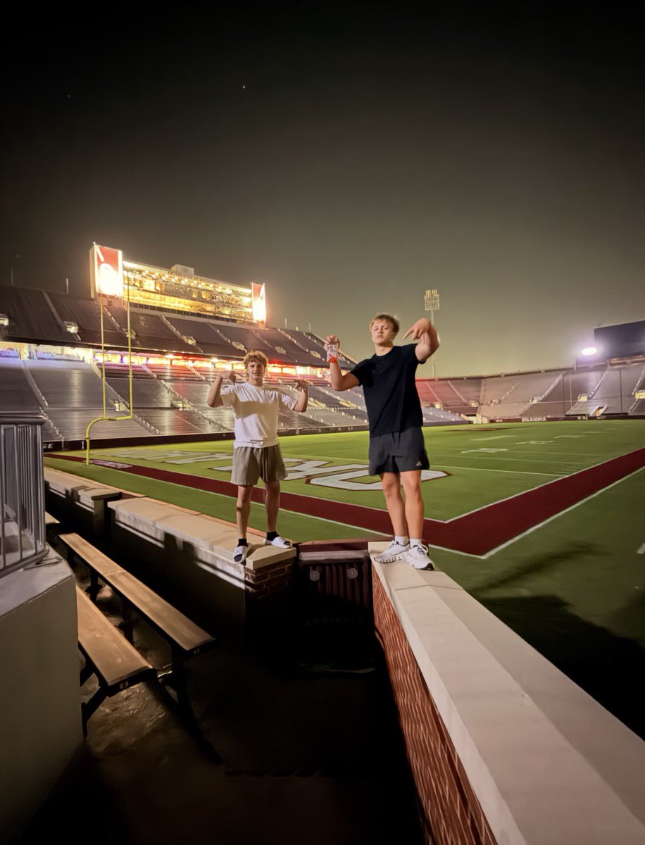 DrakeCoellner's tweet image. Had a great time at Oklahoma this weekend!! Can’t wait to be back!!! @COACHSTACE_ @coach_bhall @CoachVenables @SWiltfong_ @adamgorney @TomLoy247 @LemmingReport @NapLegend @sds_shackelford @RandyMFisher @JimNagyOU