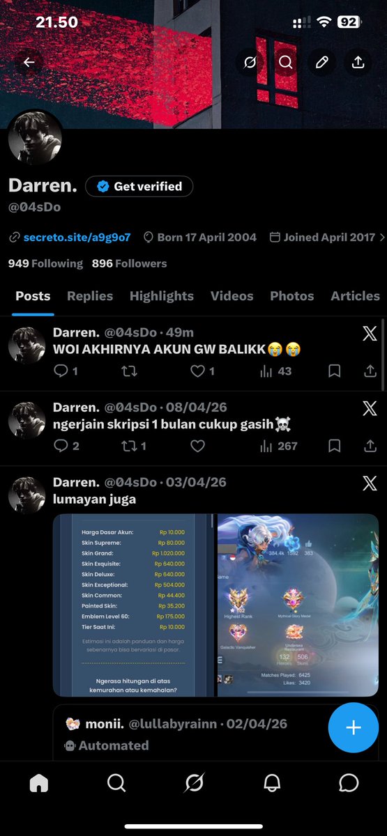 Darren. tweet media