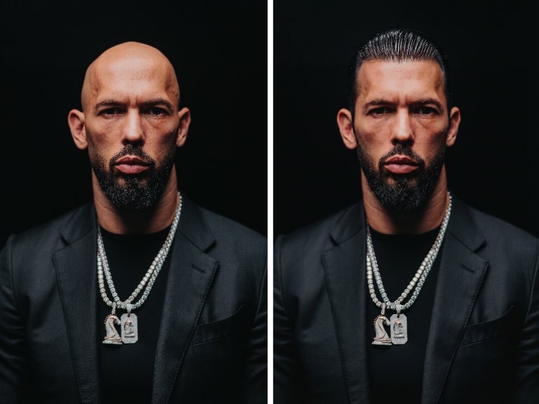 primetateHQ's tweet photo. Andrew Tate says he'll grow his hair back at 5,000 retweets. 👀🚨

With or without hair, which looks better? https://t.co/fySqQrCvHa
