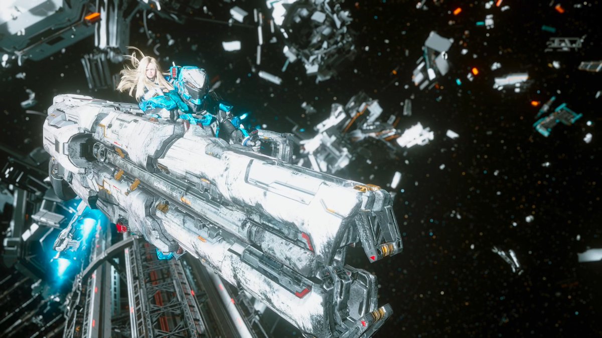 TrishxCaulfield's tweet image. Still as emotional as the first time I beat it. I looooved Pragmata so much, Hugh &amp;amp; Diana are such a great duo! Thank you to @Capcom, @davidmenkin, @gracesaif and everyone else involved with this game...I had fun! #Pragmata #Capcom #HughWilliams #Diana #PS5Pro #PS5Share