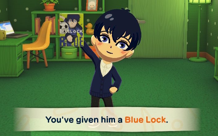 i offered him his own manga