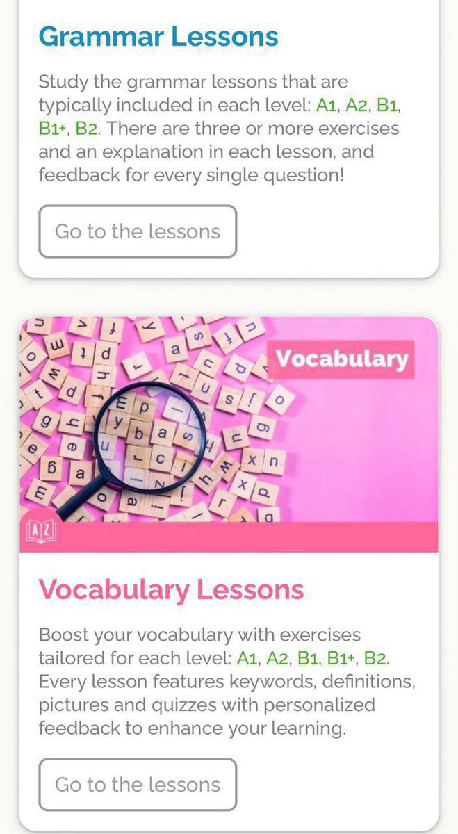 KAlotibei's tweet photo. اختر أي مهارة في #اللغة_الانجليزية وحدد المستوى وابدا اختبر نفسك. 
موقع Test English كنز الاختبارات لجميع المستويات ومن مميزاته:
- جميع المهارات ( استماع- قراءة - قواعد - مفردات )
- مناسب لجميع المستويات
- اختبارات متنوعة
- تغذية راجعة
- دروس تقوية

  https://t.co/8OPyu4UB0J https://t.co/DZxnwrX3wW