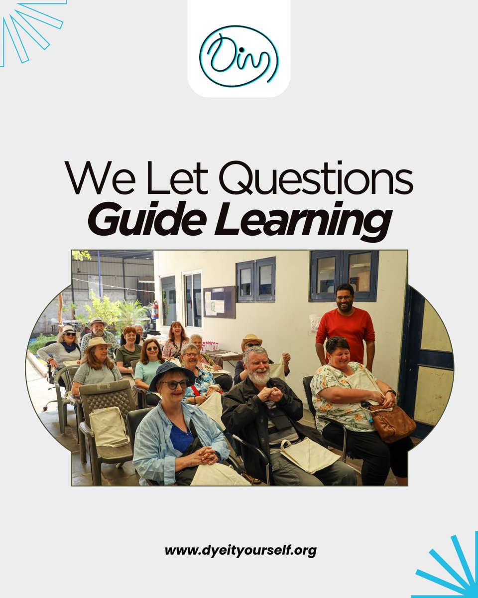 Dyeit_Yourself's tweet image. At Dye It Yourself, craft isn’t taught like a checklist.
It’s lived.

Through questions.
Through mistakes.
Through patience.
Through presence.

That’s how learning becomes experience. And experience becomes memory.

#thingstodoinjaipur #tripadvisor #textiletours #crafttours